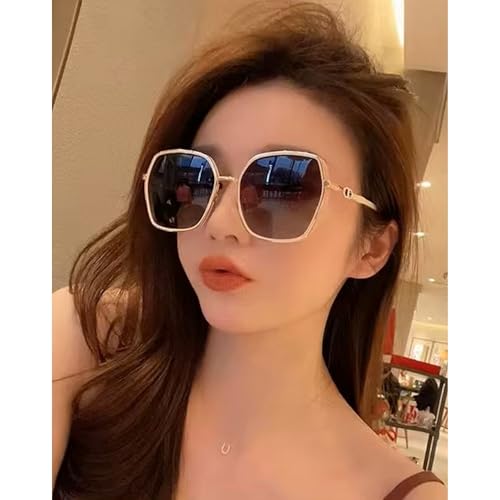 Image of Dervin UV Protected Oversized Sunglasses for Women