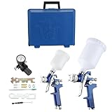 | Cohérence de pulvérisation : Grâce à sa valve d'air réglable, ce pistolet à peinture permet des ajustements précis de la pression, favorisant une atomisation uniforme et une bonne adhérence du vernis bois. Il s'ajuste ment aux niveaux de viscosité de la peinture pour produire des finitions de qualité sur des meubles ou des éléments décoratifs.