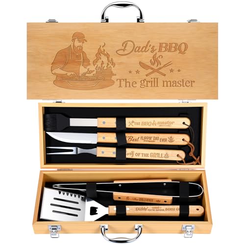 Reallnaive Dad BBQ Gift Set, Grilling Tools & Accessories
