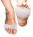 Best Half Toe Metatarsal Foot Pads - Silicone Gel Padded Cushions. Insole Ball of Foot Support, Feet Pain, Relief from Bunions, Calluses, Blisters, Corns, Plantar Fasciitis and Neuroma - Men Women