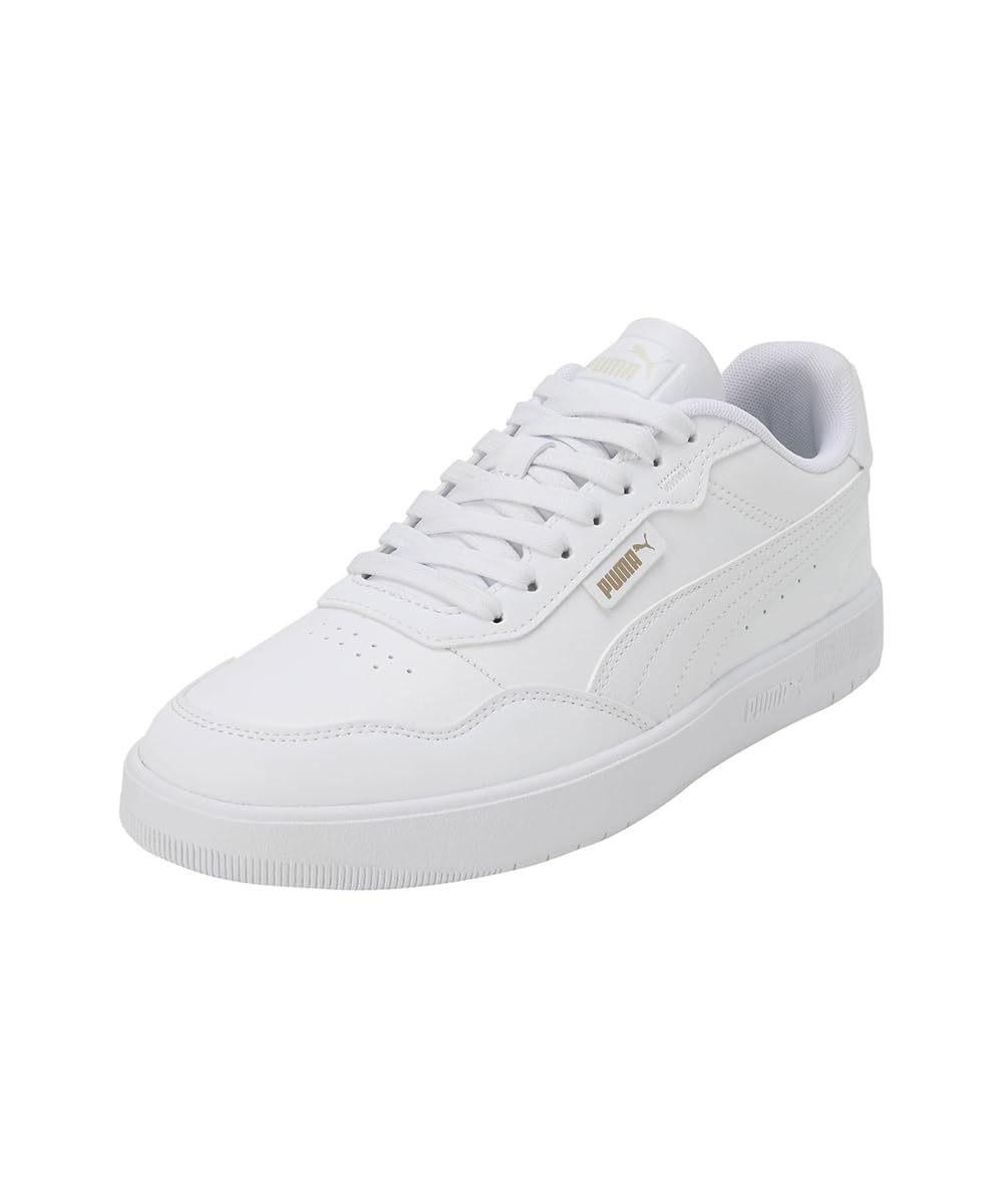 Puma Unisex-Adult Court Ultra Lite White-White-Gold Sneaker - 11 UK (38937101) (B09YY3CKST) Amazon Price History, Amazon Price Tracker