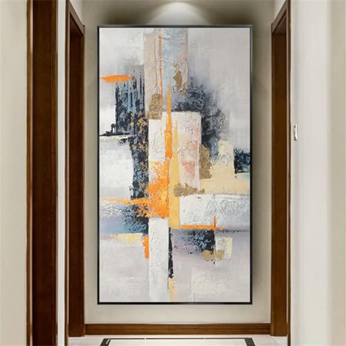 Toile encadrée artistique de haute qualité décoration d'intérieur chic cadre noir