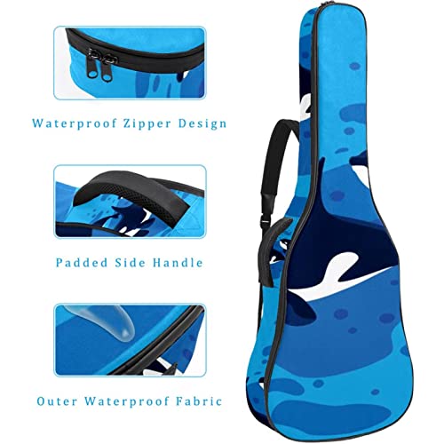 Housse étanche pour guitare acoustique avec double bandoulière et poche Motif cosmonaute dans l’espace, Multicolore 06… - Les Beatles, Paul McCartney, John Lennon, RIngo Starr, George Harrison Housse étanche pour guitare acoustique avec double bandoulière et poche Motif cosmonaute dans l'espace, Multicolore 06… – Image 5