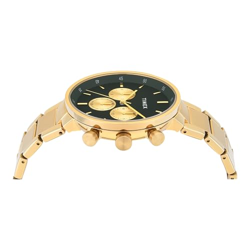 Image of TIMEX Green Round Dial Analog Men's Watch - TWEG28401