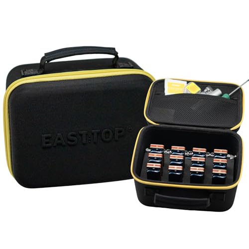 East top Multifunctional Harmonica Carry Case for 12 Pcs Blues Harmoncia,1 Pcs Chromatic Harmonica...