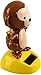 Cute Monkey Solar Power Dancing Monkey Figure for Car Dashboard Desktop Decor for Kids Teens Solar Power Kits Auto Parts