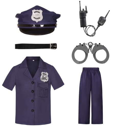 Disfraz Infantil de Policía para Niñas miniatura 7