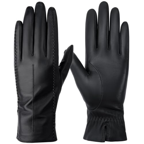 BISON DENIM Sheepskin Cashmere Gloves