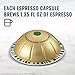 Starbucks by Nespresso Vertuo, Blonde Roast Espresso, 50-count Espresso Pods, Brews, 1.35 oz.