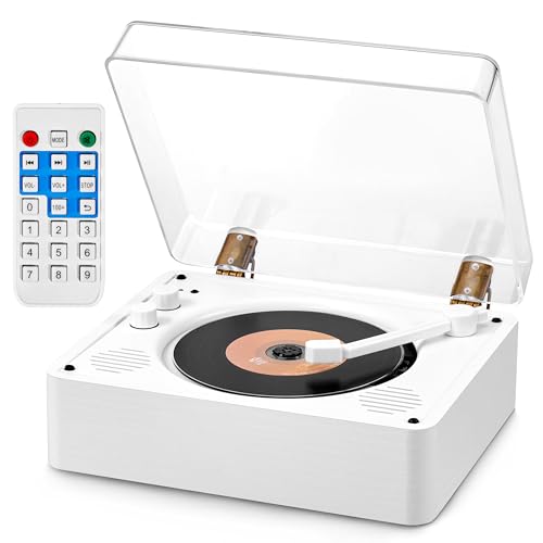 Lecteur CD avec haut-parleurs HiFi intégrés Vangoa au design aspect lecteur rétro