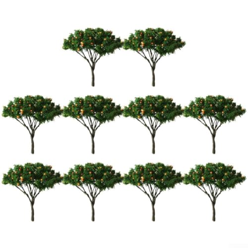 Lagomloot Model Trees   10 modelos de diorama artificial de 5 cm para arquitectura, mesa de arena, proyectos de manualidades y paisajes