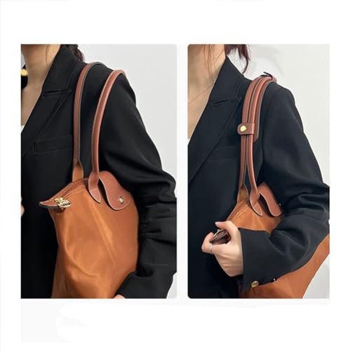Image of Anti-Skid Bag Shoulder Strap Pad 2 Pcs Leather Shoulder Strap Handle Wrap Cover Comfortable for Tote Crossbody