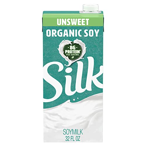Image of Silk Organic Unsweetened Soy Milk • Dairy Alternative • Plant Based Beverage, 32 fl oz / 946 ml