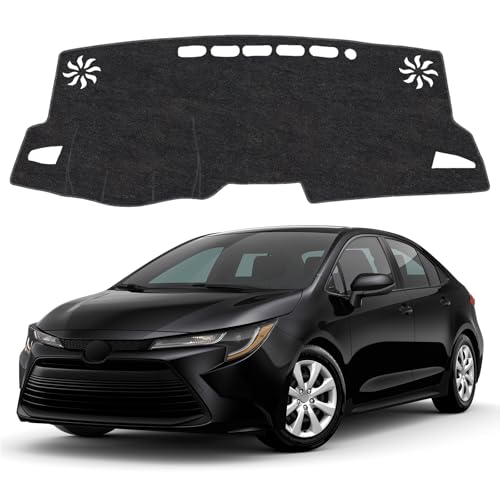 Image of Dash Cover Mat for Toyota Corolla 2019 2020 2021 2022 2023 2024 2025 Non-Slip Dashboard Cover Mat Sunshade UV Rays Protector Interior Accessories(Not fit HUD)