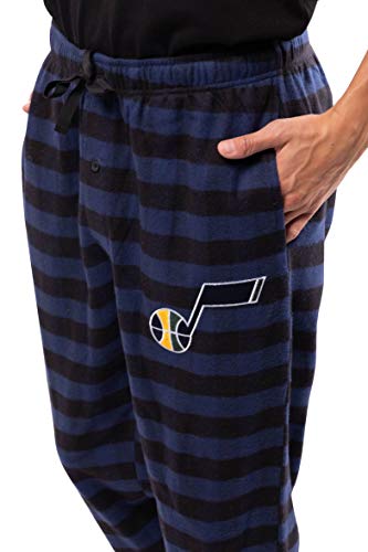 Ultra Game Men's NBA Official Sleepwear Super Soft Flannel Pajama Loungewear Pants3
