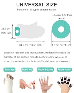 EuyiHlybt Protection Platre Main Adulte, Imperméable Protection Main Platre pour Douche, Protecteurs de Plâtre Doux et Confortables pour le Poignet, le Doigt, Sac de Plâtre Réutilisable