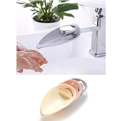 Image of 3 Pack Faucet Extension，Children's Faucet Cover, Faucet Extender for Toddler Kids Hand Washing Baby Kids Hand Wash Helper Bathroom Sink| 4.1-5.9 Inches |Multi