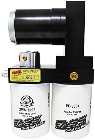 FASS TSD08100G Titanium Signature Series Bomba de elevación de combustible diésel 100GPH se adapta a Dodge Cummins 5.9L 1998.5-2004