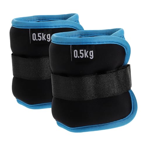 iplusmile 2 Piezas corriendo saco de arena pesas de fitness bolsa de arena de entrenamiento pesas de los tobillos pesas para gimnasio pesas para fitness arena de hierro