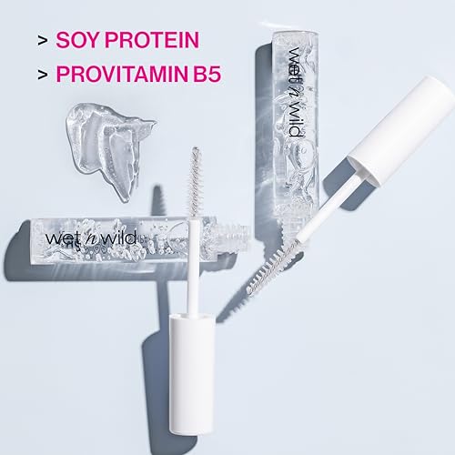 Wet n Wild Mega Clear Mascara, Clear Mascara for Eyelashes and Eyebrows, Hydrating Formula with Vitamin E and Soy Protein, Natural and Nourishing Effect, Clear Shade - Image 4