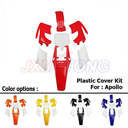 MOTORCYCEL PARTS Plastic Cover APOLLO Fairing Kits ORION 70CC 110CC 125CC 150CC DIRT BIKE PLASTICS LONG STYLE 560MM Rear Fender