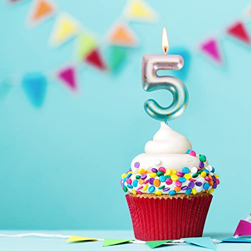 Candele Compleanno Numeri 5 Bambina Donna Candele