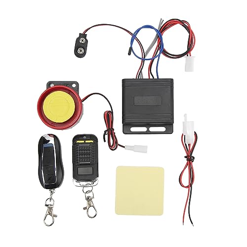 Zhangpu Kit de Système D'Alarme Moto, sécurité Antivol, Alarme de Vibration sans Fil Universelle pour Scooter et Vélo