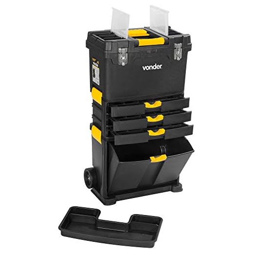 Caixa Plástica Com Roda Vonder