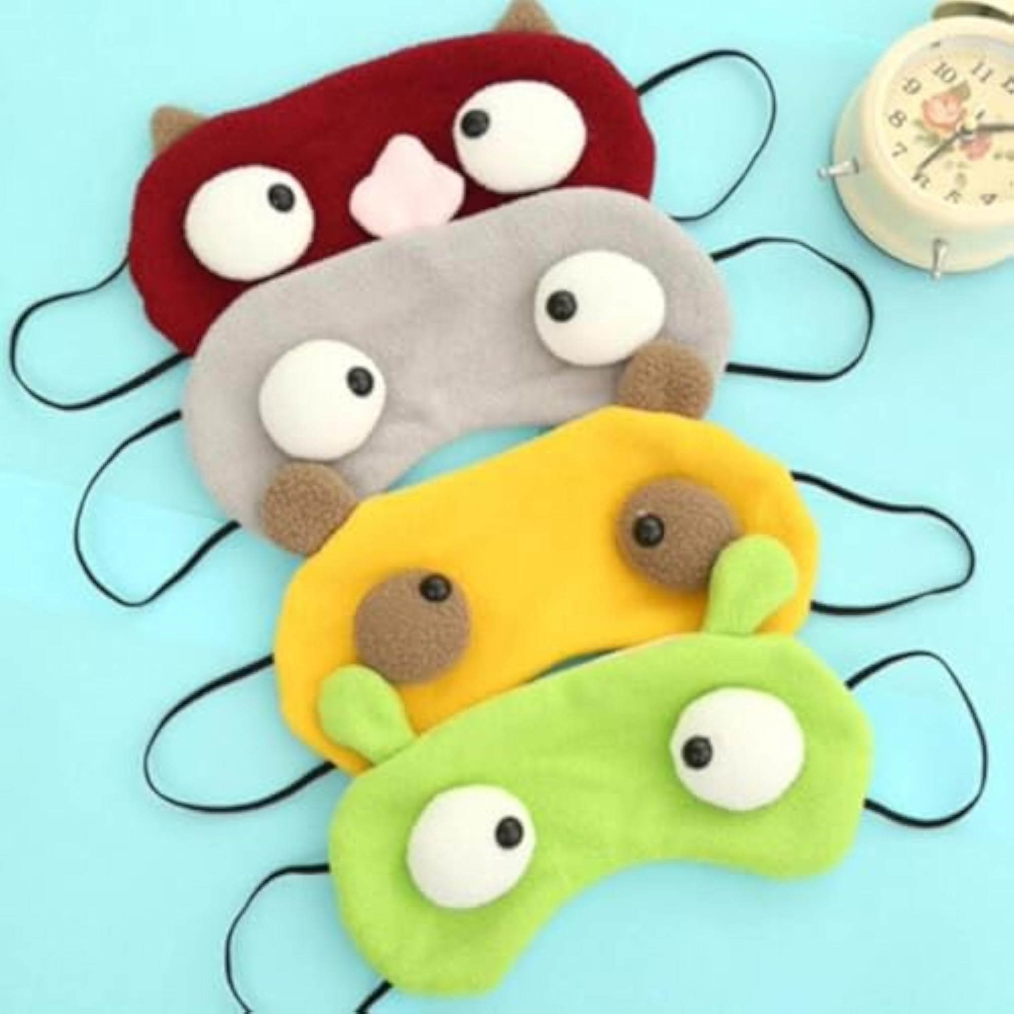 Funny Grey Sleeping Eye Mask for Girls and Boys