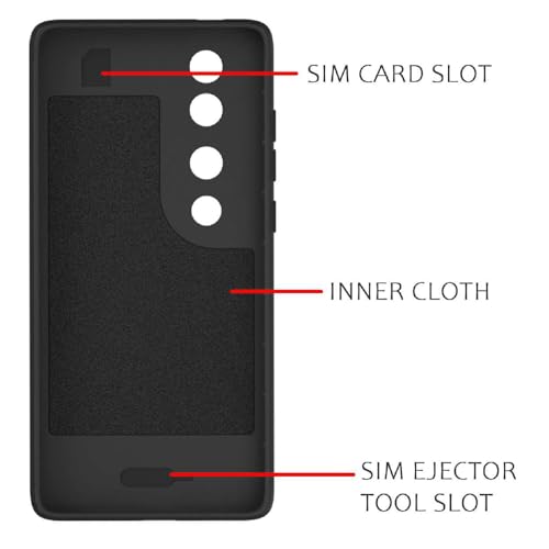 Image of Shockproof Case for Vivo V40 5G / V40 Pro 5G | Full Camera Protection | TPU Flexible Back Cover for Vivo V40 5G / V40 Pro 5G (Matte Black)