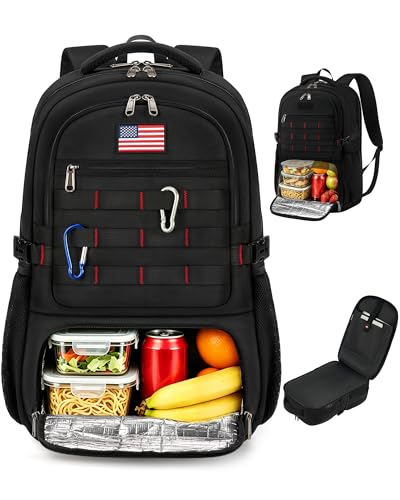 Mochila portátil RAINSMORE 45L con compartimento para lunch miniatura 1