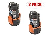 Ridgid R82009 Drill Replacement 130446011 12V Lithium-Ion Battery (2 PACK) # 130188001-2PK
