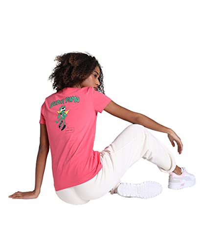 Image of Puma Women's Graphic Print Relaxed Fit T Shirt