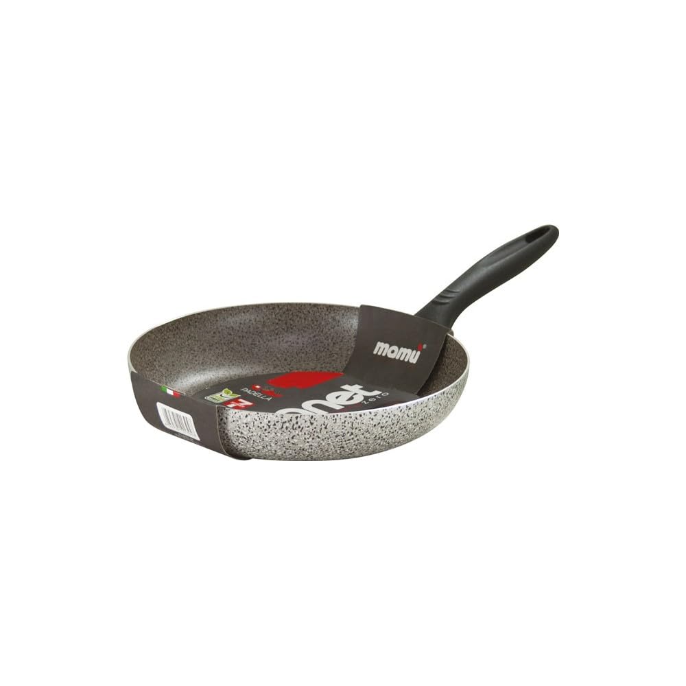 Padella antiaderente maneggevole alluminio PFOA free antigraffio pratica cottura veloce made in italy 34 cm