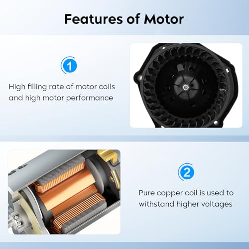Image of HVAC Heater Blower Motor Fan Assembly for Chevy C /K 1500 2500 3500 Suburban /Tahoe /Blazer, GMC Yukon XL, Cadillac Escalade 97-00, Replaces for 700100