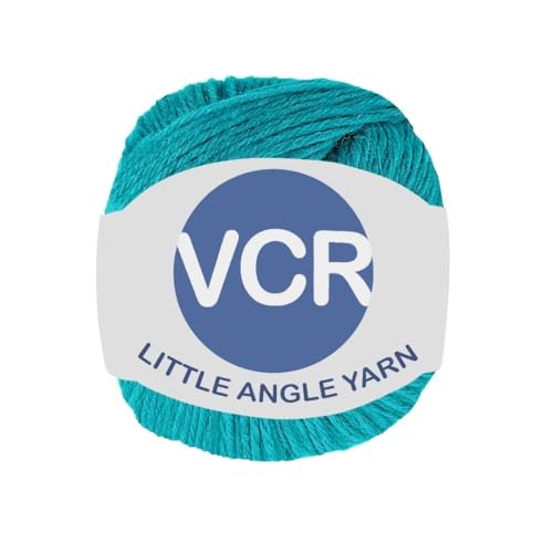 Image of VCR 4 Ply Blue Little Angle Yarn, 25 Grams, 92 Meters Length, 100% Acrylic Soft Baby Knitting Yarn for Crochet, Newborn Sweaters, Soft Baby Socks, Mittens and Leggings, Pack of 1