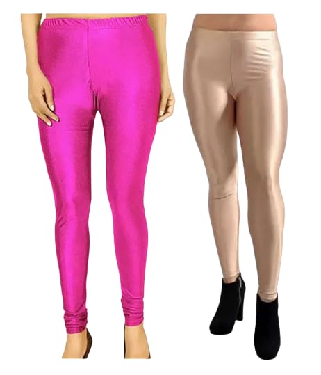 cron New Trend Shiny Churidar Leggings Combo for Women and Girls (Pack of 2)-picture-47