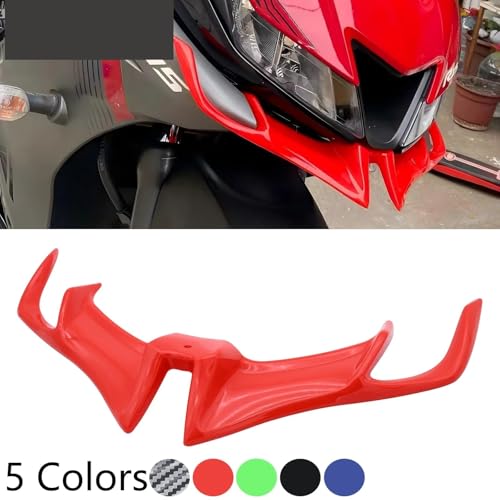 Kit d'ailerons de moto R15 V3 finition premium noire haute résistance