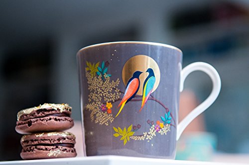 Portmeirion Sara Miller London Chelsea Mug Gris Oscuro 12 Oz miniatura 2
