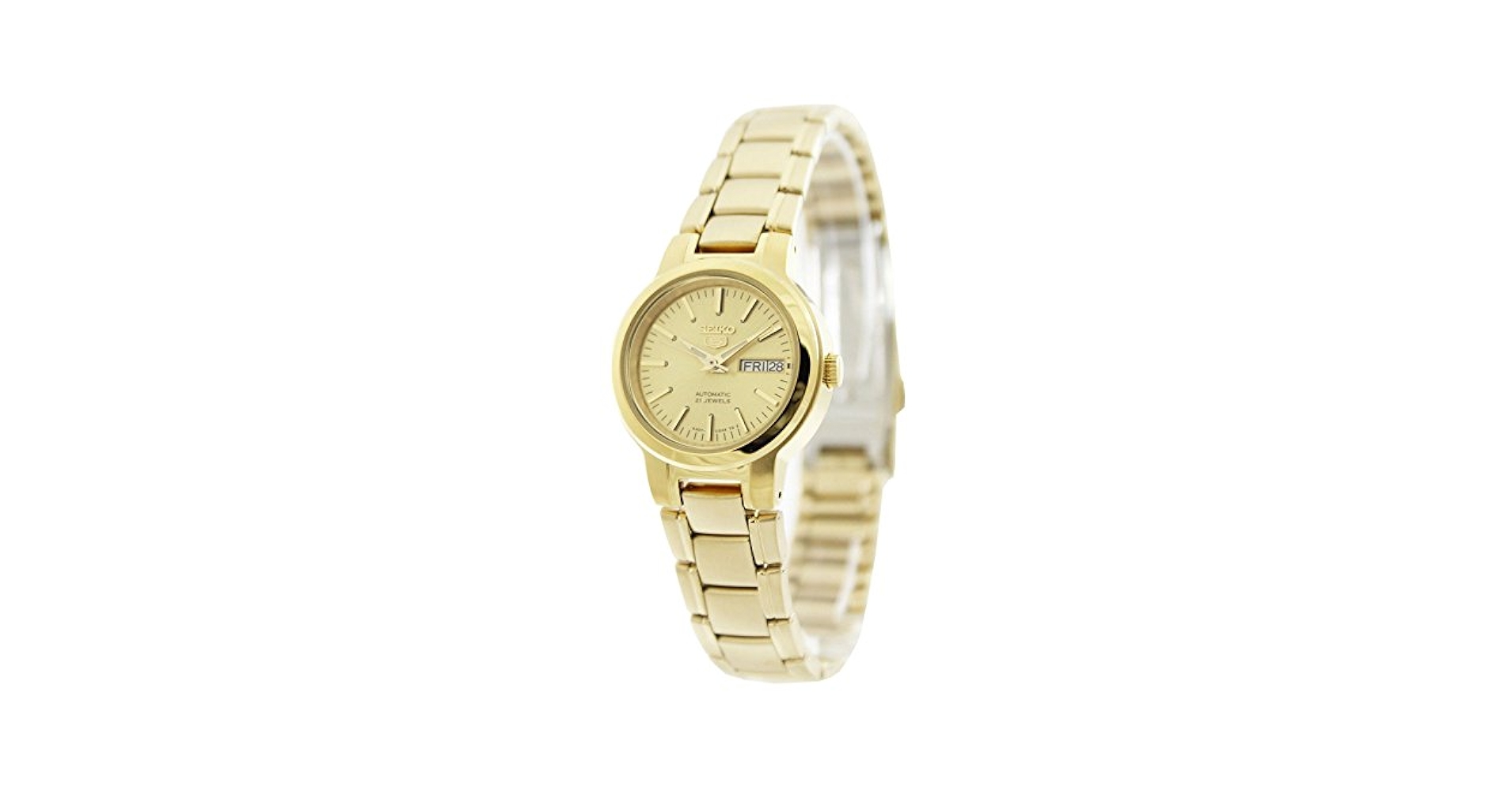 SEIKO✨SEIKO5✨レディース オールゴールド★SYME46K1 Amazon.com: Seiko SYME46K1 5 AUTOMATIC Automatic Wristwatch