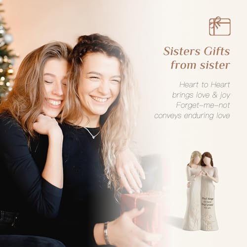image for Storieme Best Friend Figurines - Friendship Bestie Gifts for Women - C