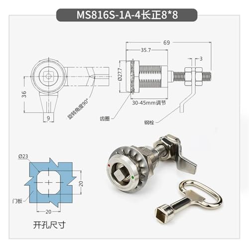 Boîte de distribution verrouillable MS816S-1-1S contre les pannes - 3