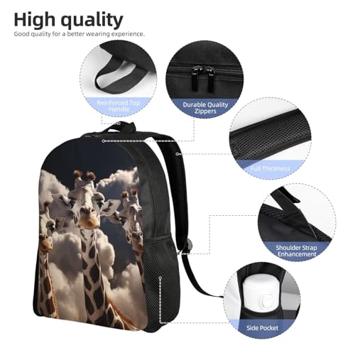 Mochila para senderismo Giraffes in the Clouds unisex miniatura 5