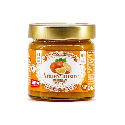 Marmellata di Arance Amare senza zucchero. Formato da 200gr.