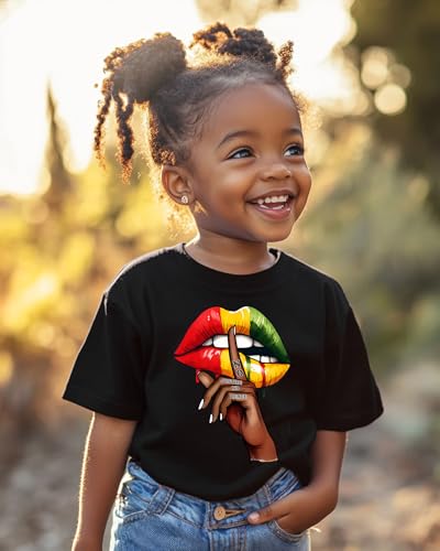 Juneteenth Shirts for Kids – Boys and Girls Short-Sleeve T-Shirts, Ages 2-6, Celebrate Freedom and Black History3