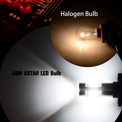 JDM ASTAR Bright White PX Chips 5202 5201 LED Fog Light Bulbs with Projector