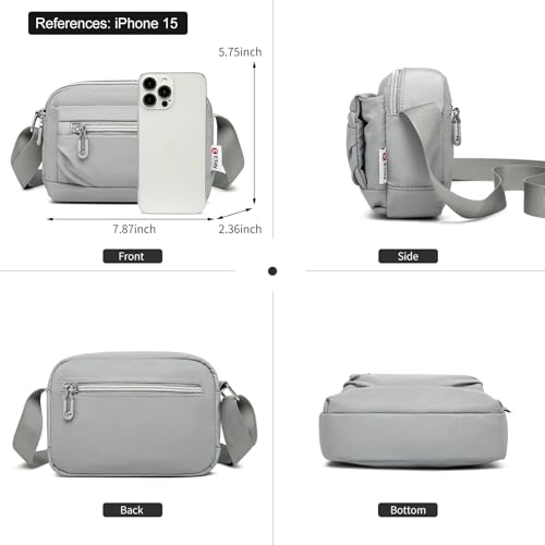 ETidy Nylon Small Womens Crossbody Bag Casual Shoulder Handbag Mini Purse With Adjustable Strap2