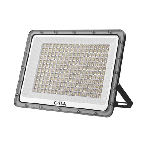 200W Slim LED Projektör Cata CT-4663B - Beyaz Işık 6400K | Bahçe; 100W ve 200W güçlü beyaz ışık seçenekli su geçirmez dış mekan projektör serisi, otopark ve cepheler için 50W