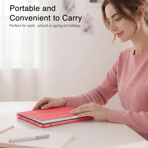 Image of MOCA Case for iPad (A16) 11th Generation 11 Inch 2025 10th Generation 2022 iPad 10.9 Inch Slim Stand Hard Shell Back Protective Smart Cover for 10.9 inch iPad 10th Gen 2022 Release A2696 A2757 A2777