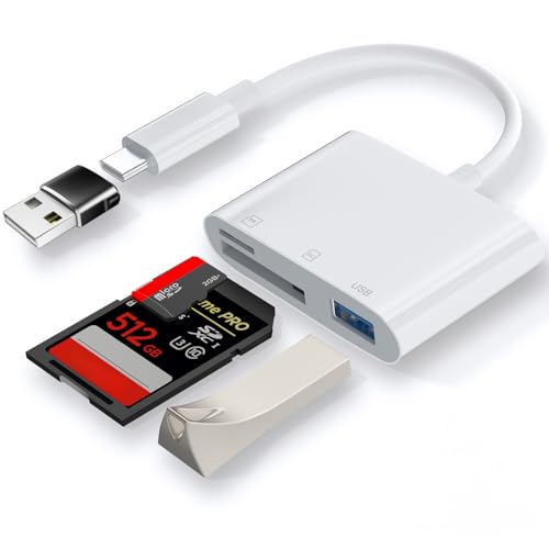 USB-C SD Card Reader with Dual Slots